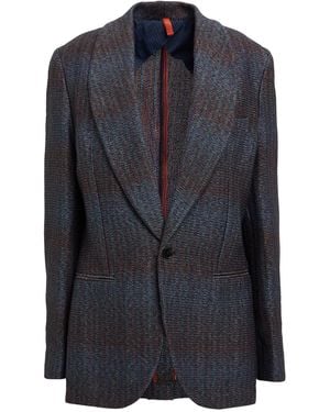 Missoni Blazer Wool, Cotton, Polyester, Rayon, Polyamide - Blue