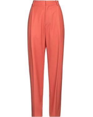 Victoria Beckham Pants Polyester, Virgin Wool, Elastane - Red