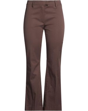 Hache Pants Cotton, Elastane - Brown