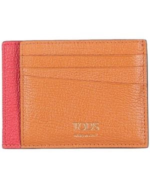 Tod's Cardholder Goat Skin - Orange