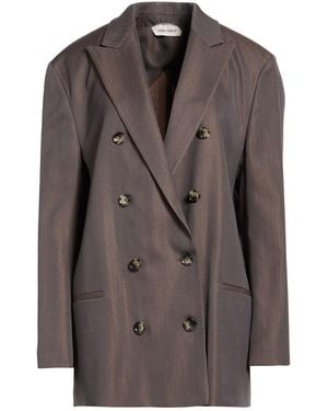 Alberta Ferretti Blazer Virgin Wool, Viscose - Brown