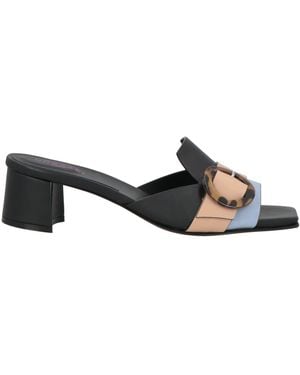 DONNARì Blush Sandals Leather - Black