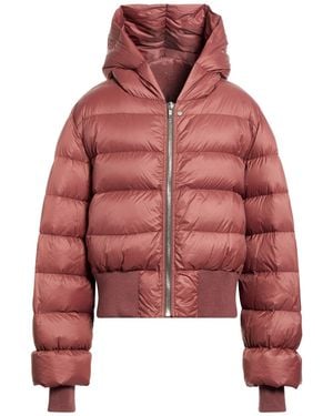 Rick Owens Antique Rose Puffer Polyamide - Red
