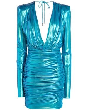 Alexandre Vauthier Midi Dress - Blue