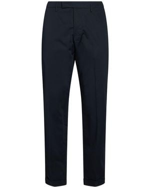 MICHELE CARBONE Pants Cotton, Elastane - Blue