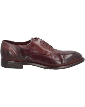 Eleventy Tan Lace-Up Shoes Leather - Brown