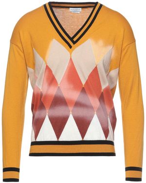 Ballantyne Sweater Cotton, Cashmere - Orange