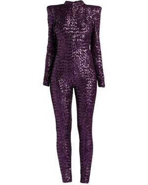W Les Femmes By Babylon Jumpsuit - Purple