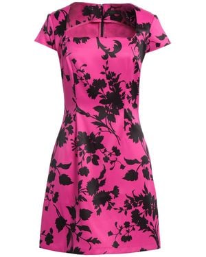 Guess Fuchsia Mini Dress Polyester - Pink