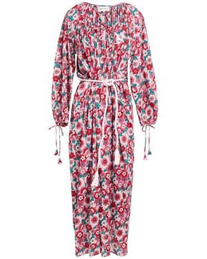 Antik Batik Maxi Dress - Red