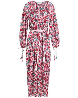 Antik Batik Maxi Dress - Red