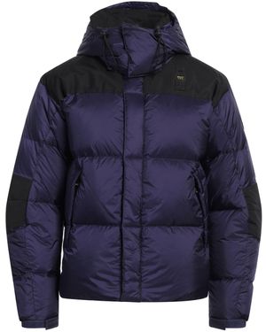 Blauer Pufferjacke & Daunenjacke - Blau