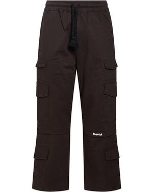 DISCLAIMER Trousers Cotton, Elastane - Black
