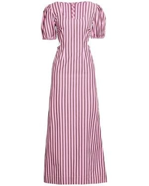 Ganni Vestido Largo - Morado