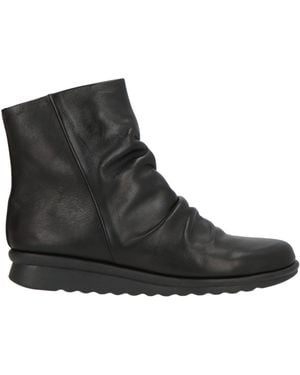 The Flexx Ankle Boots Leather - Black