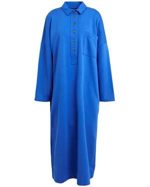 8pm Bright Midi Dress Cotton, Polyester - Blue