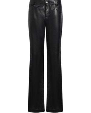 Barbara Bui Pants Lambskin - Black