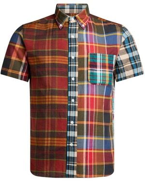 Beams Plus Rust Shirt Cotton - Red