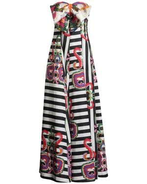Rianna + Nina Maxi Dress Cotton, Viscose - White