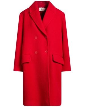 Circus Hotel Coat Wool, Polyamide - Red
