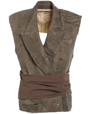 Uma Wang Blazer Cotton, Linen - Multicolor