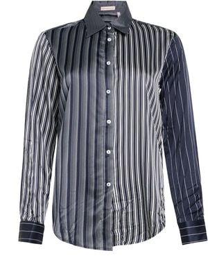 Camicettasnob Shirt Viscose, Silk, Elastane - Blue