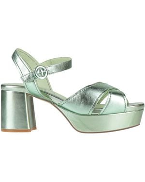 Elvio Zanon Light Sandals Leather - Green