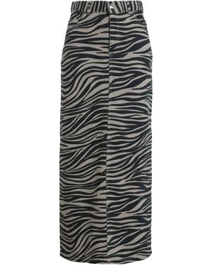MAX&Co. Denim Skirt - Grey