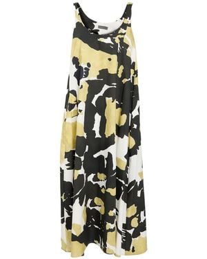 NEIRAMI Midi Dress Cotton - White