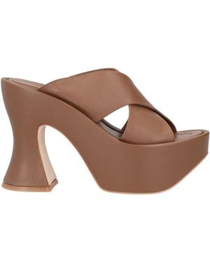 Paloma Barceló Sandals Leather - Brown