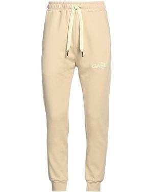 Gaelle Paris Trousers Cotton, Elastane - Natural