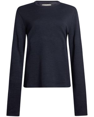 Officine Generale Midnight Jumper Wool, Polyester - Blue