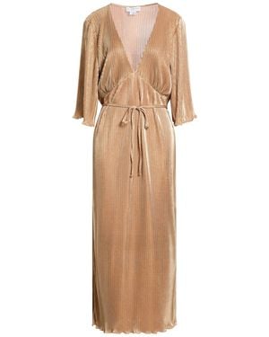 Never Fully Dressed Midi Dress Polyester - Natural
