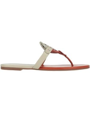Tory Burch Tan Thong Sandal Leather - Brown