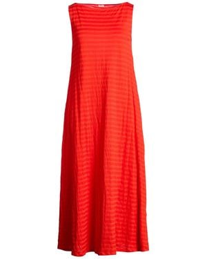 Apuntob Midi-Kleid - Rot