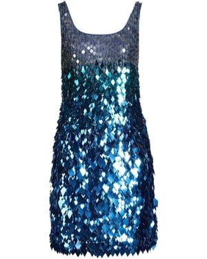 Alberta Ferretti Mini Dress Polyamide - Blue