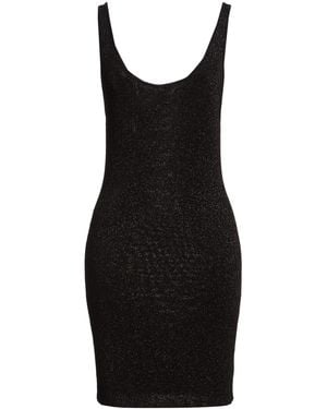 MC2 Saint Barth Mini Dress Viscose, Metal - Black