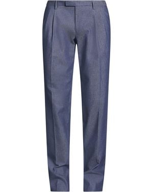 Boglioli Pants Cotton, Polyester, Elastane - Blue