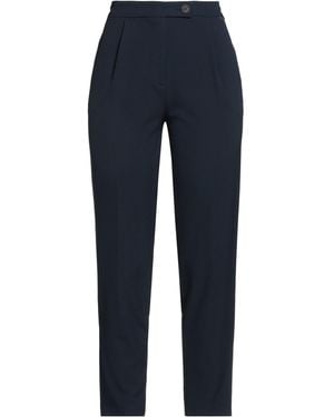 Rebel Queen Pants Polyester, Elastane - Blue