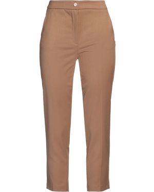 Anna Molinari Pants Polyester, Viscose, Elastane - Natural