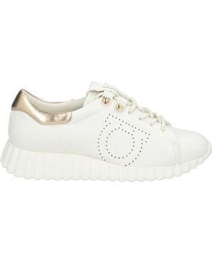 Ferragamo Trainers Calfskin - Natural