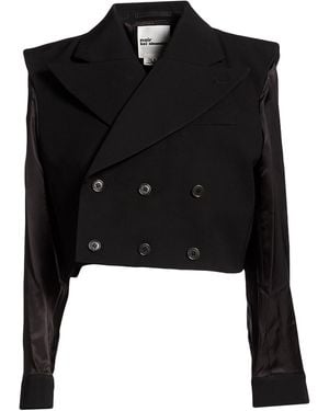 Noir Kei Ninomiya Blazer Wool, Cupro - Black