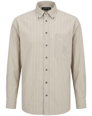 FEDERICO CINA Light Shirt Modal, Polyamide, Polyester - White