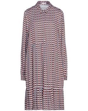 Robert Friedman Midi Dress Viscose - Purple