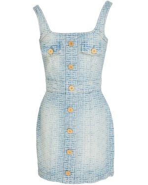 Balmain Mini-Kleid - Blau
