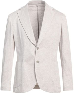 Barba Napoli Blazer Cotton, Linen - White