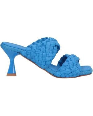 Pons Quintana Azure Sandals Leather - Blue