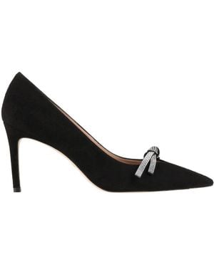 Stuart Weitzman Court Shoes Soft Leather - Black