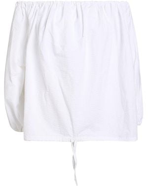 Marques'Almeida Top Cotton - White