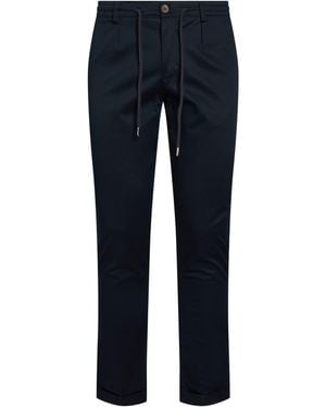 Aurélien Pants Cotton, Elastane - Blue